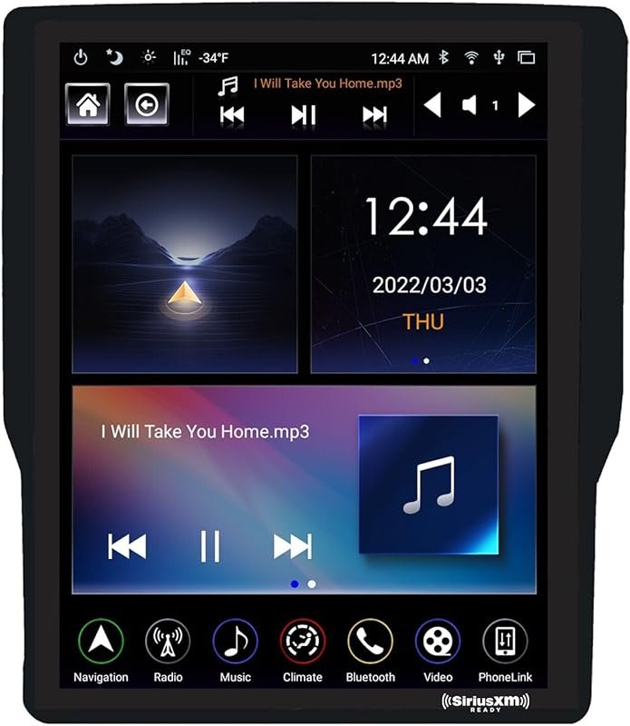 LINKSWELL GEN 5 Android 12.1 Inch Radio for Dodge RAM 2019-2022 with 4