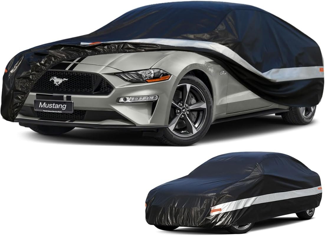 10 Layers Car Cover Custom Fit for Ford Mustang, Shelby, GT350, GT500 