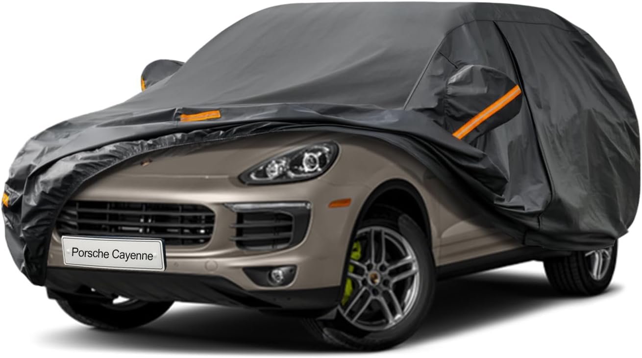 Kayme 7-Layer Custom Fit SUV Car Cover for Porsche Cayenne – Waterproo