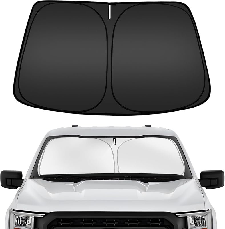 ARISMOTOR Custom Fit Windshield Sun Shade for Ford F-150 2021-2026, Fo