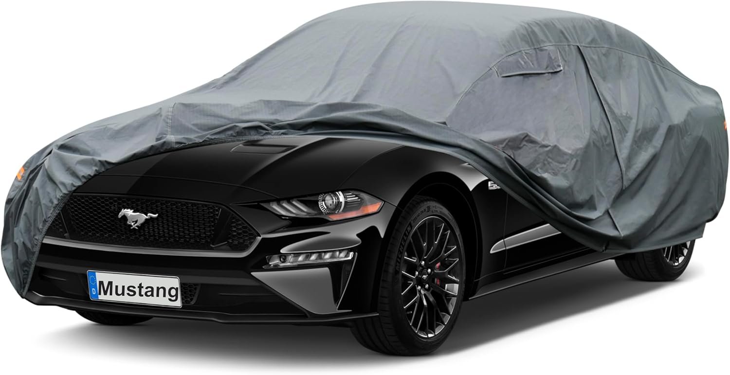 16-Layer Waterproof All-Weather Custom Fit Car Cover for Ford Mustang 