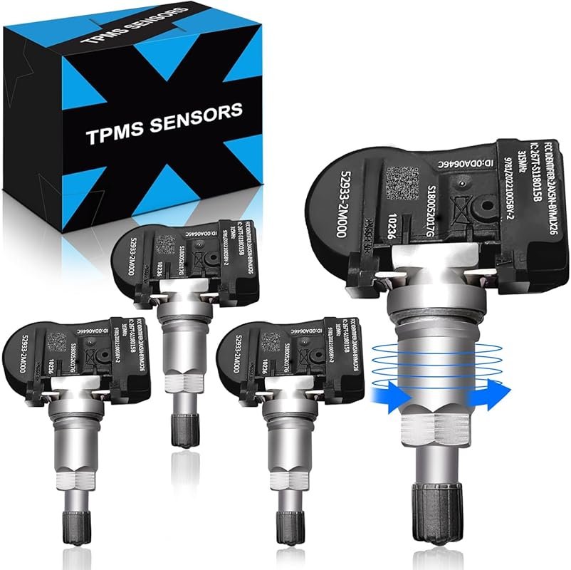315MHz TPMS Sensor (4-Pack) for Hyundai & Kia Models 2010-2016 Includi