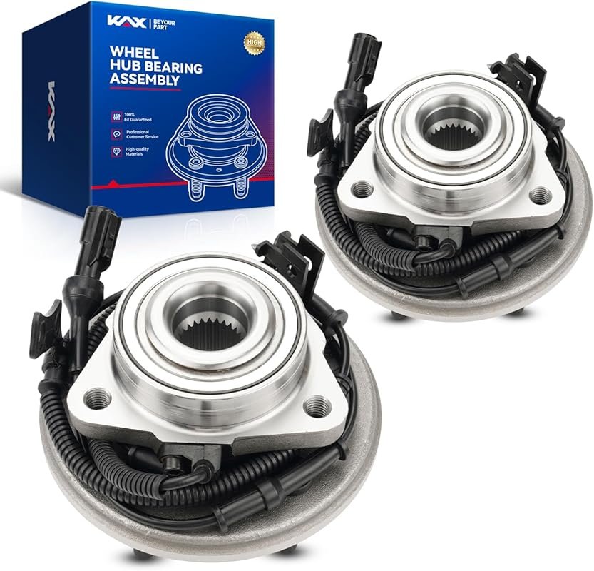 KAX Front Wheel Bearing Pair for Ford Explorer 2006–2010, Explorer Spo