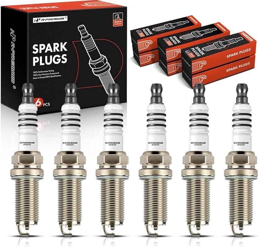 A-Premium Double Iridium Spark Plug Compatible with Lexus IS250 2006