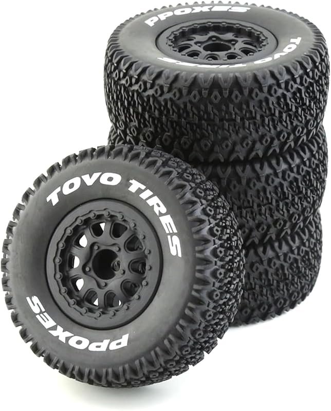 Lifehead 1/10 RC All-Terrain Tires for TRAXXAS Slash, ARRMA, Losi, For