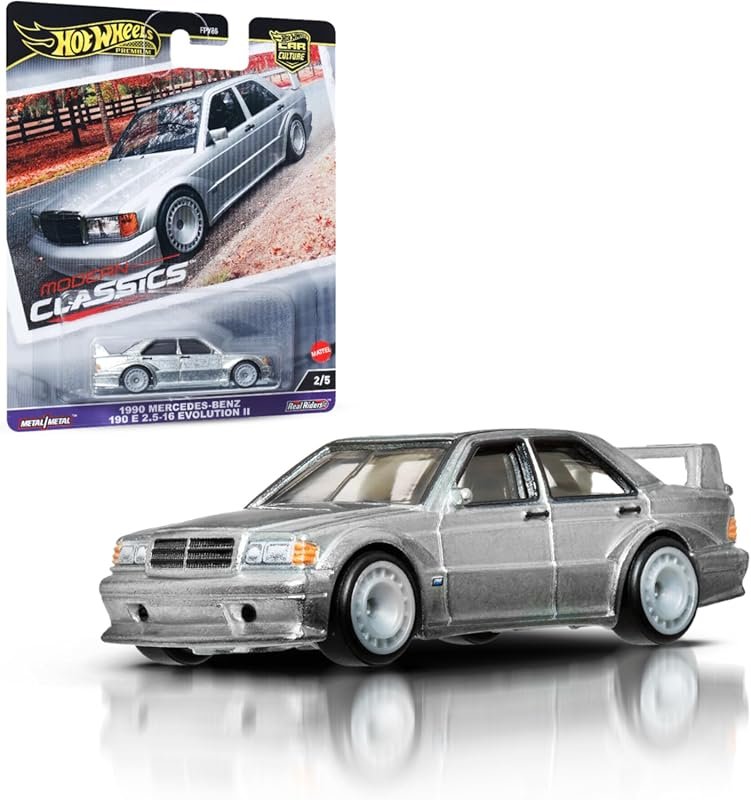 Hot Wheels 1:64 Scale Die-Cast Mercedes-Benz 190E 2.5-1.6 Modern Class