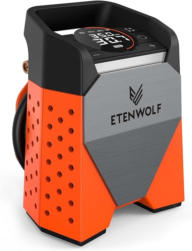 ETENWOLF ZEPHYR S3 Portable Air Compressor with 160 PSI for Tires on C