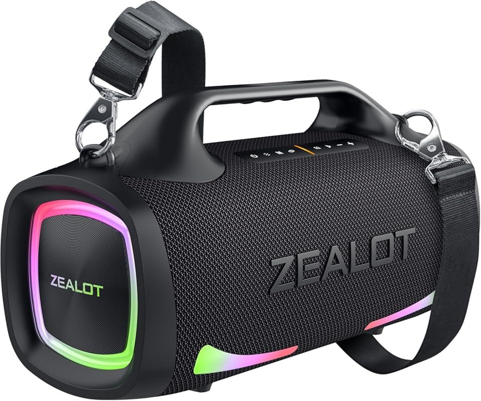 ZEALOT 110W Portable Bluetooth Speaker with Power Bank Function for Ou