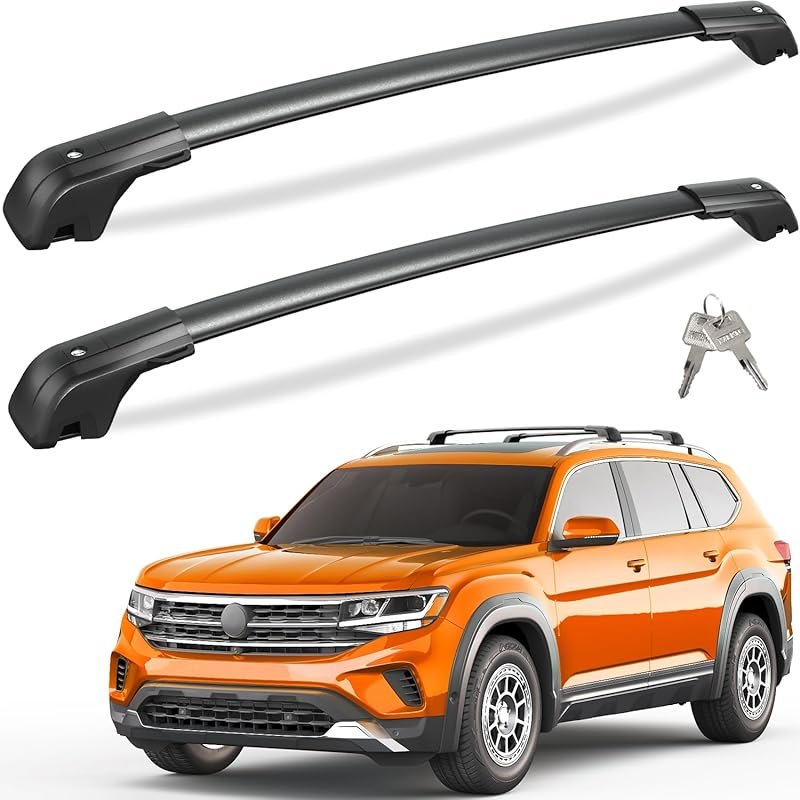 Tuyoung 330lbs Aluminum Roof Rack Cross Bars for VW Atlas 2017-2026 -