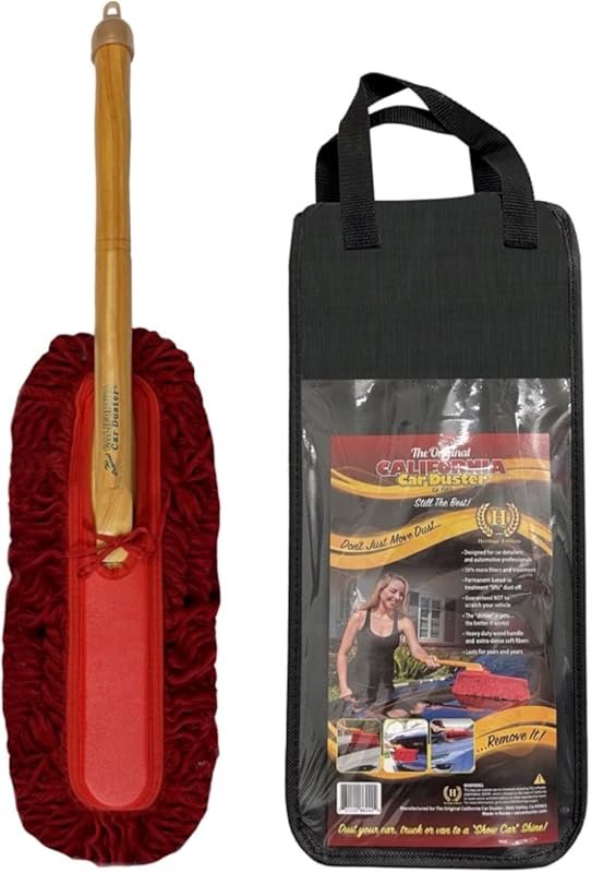 California Car Duster Heritage Edition Wood Handle and Cotton Mop 8624