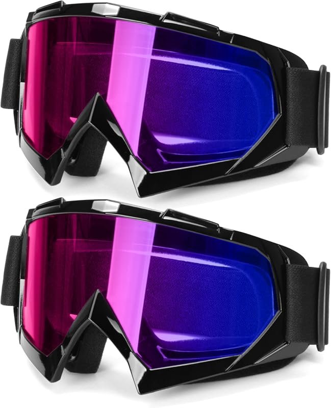 ATV Goggles – UV400 Anti-Scratch Fogproof Dustproof for Men, Women, Ad
