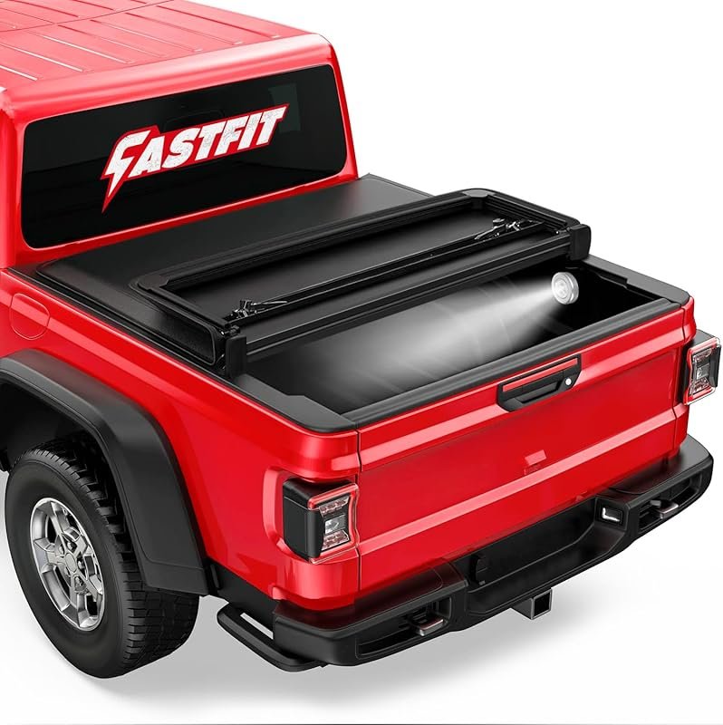 FASTFIT Soft Tri-Fold Tonneau Cover for 2020-2026 Gladiator JT with 5f
