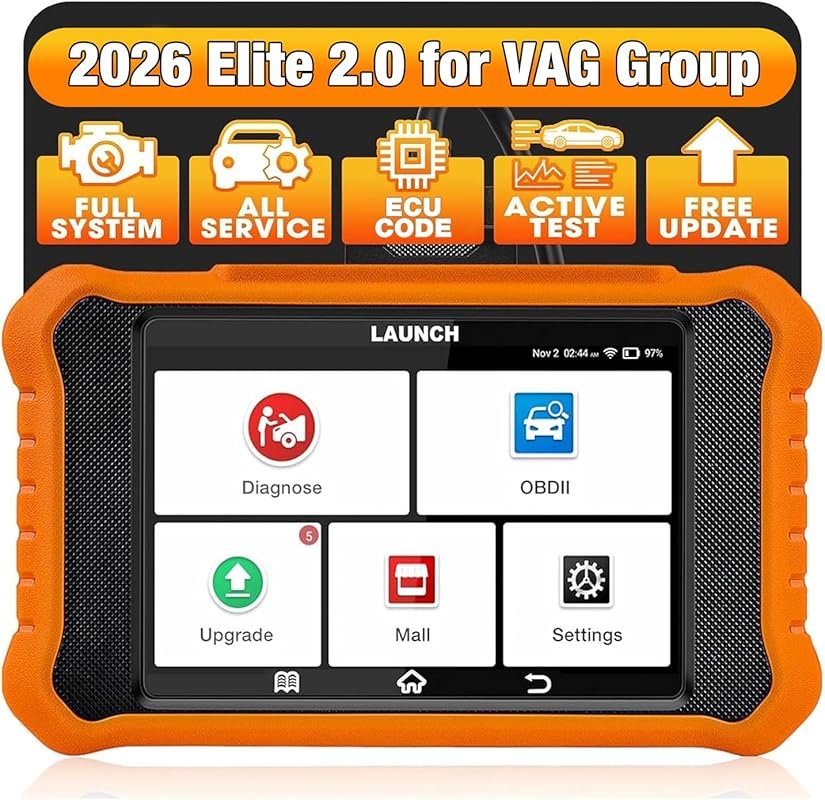 LAUNCH Creader Elite V2.0 Bi-Directional OBD2 Scanner for VAG Vehicles