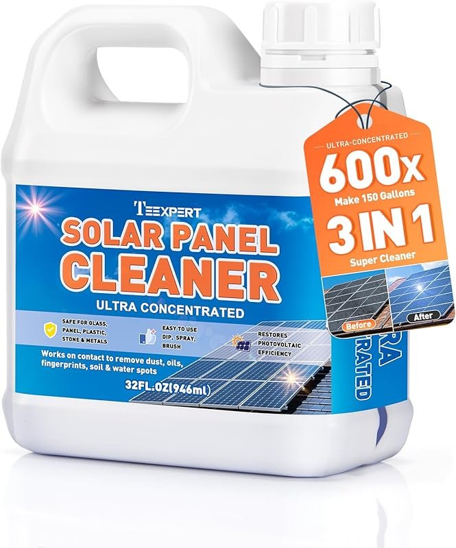 Teexpert Solar Panel Cleaner , Ultra Concentrated Glass & Solar Panel