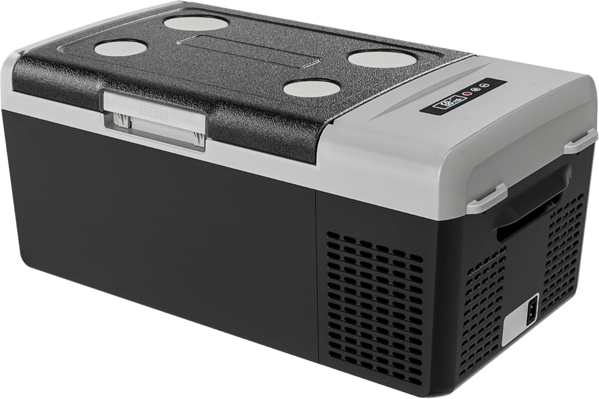 12 Volt Portable Refrigerator with 16 Quart Capacity and Compressor Co