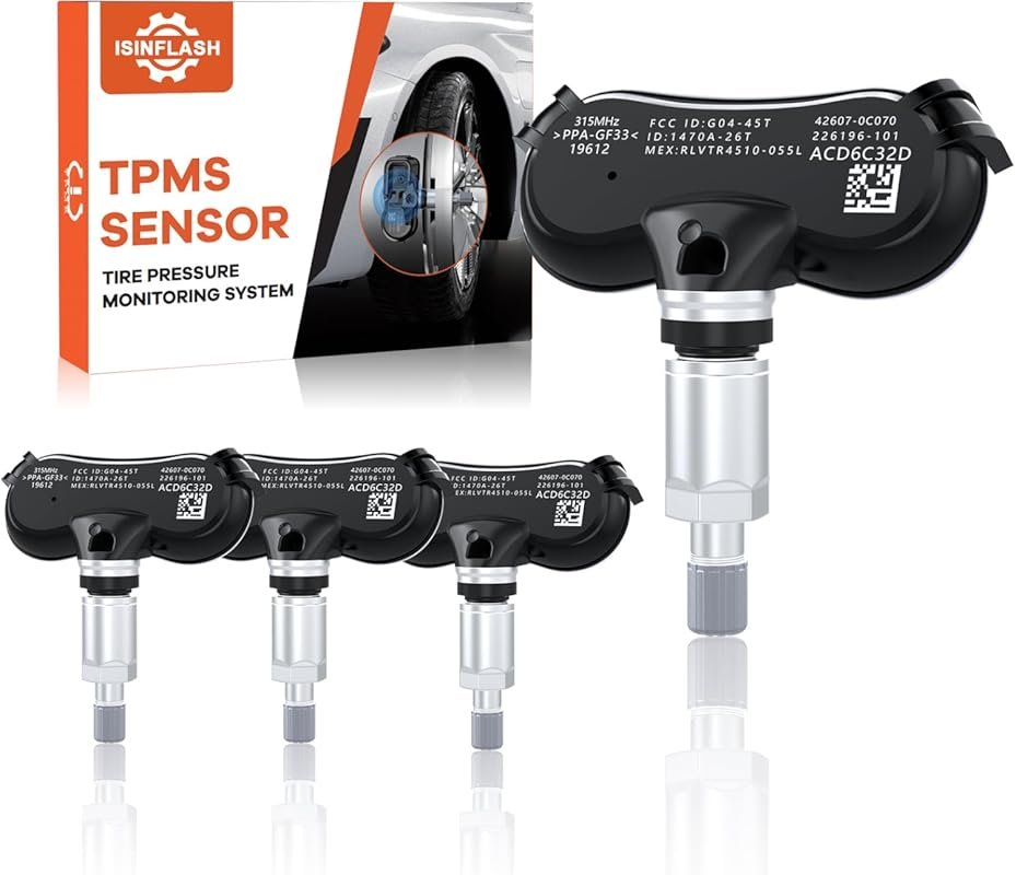 315MHz Pre-Programmed TPMS Sensors for Toyota Sienna, Sequoia & Tundra