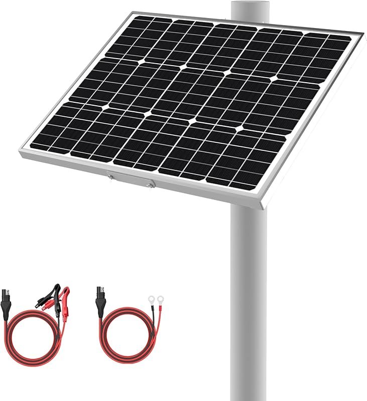 12V 30W Waterproof Solar Battery Trickle Charger with MPPT Controller 