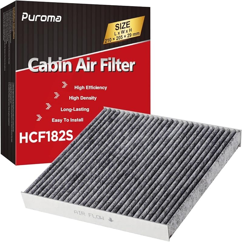 Cabin Air Filter with Activated Carbon for Honda Civic, CR-V, Accord, and Other Models