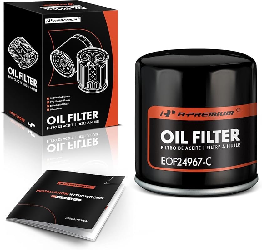 A-Premium 10K Mile Spin-On Oil Filter for Toyota Camry, RAV4, Corolla,