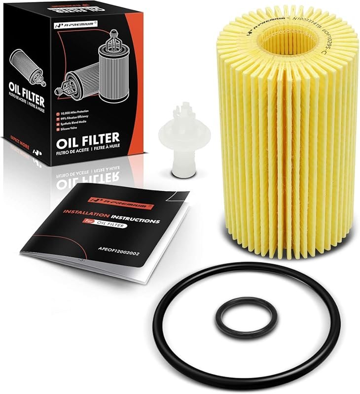A-Premium 10K Miles Protection Oil Filter Compatible with for Toyota T
