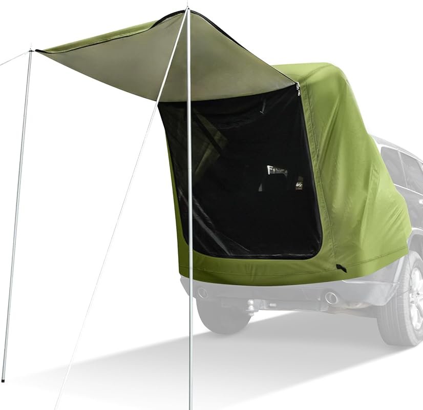 SUV Tailgate Tent with Awning - Waterproof SUV Tents for Camping, Car