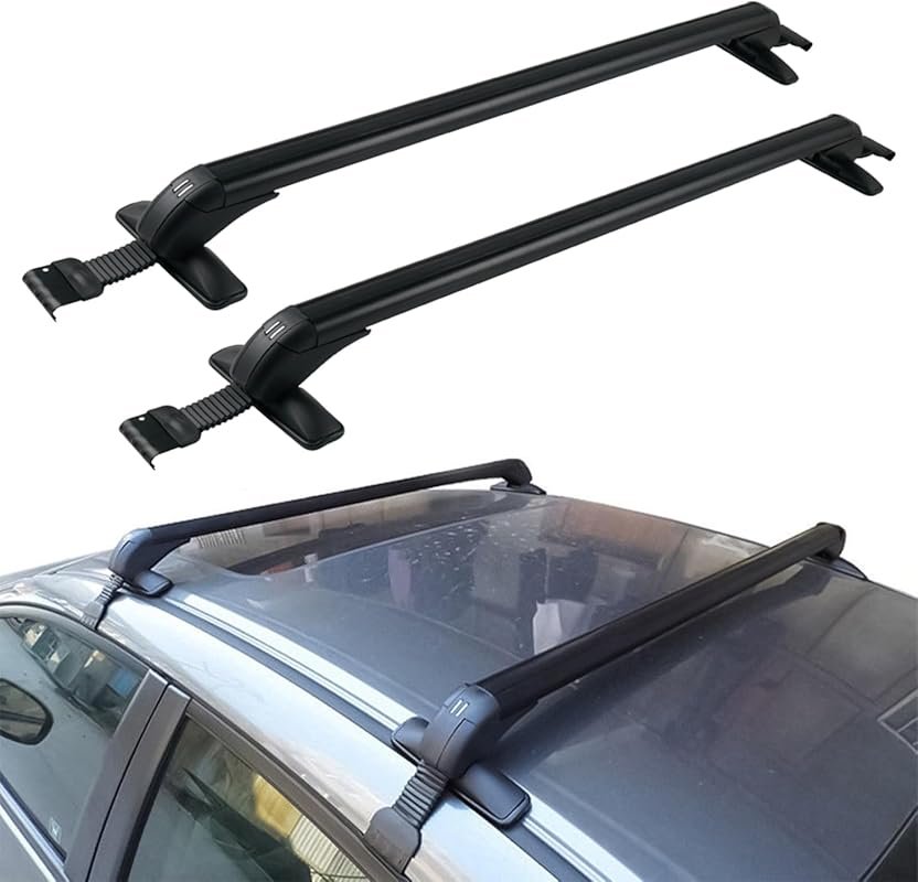 Bevinsee Aluminum Roof Rack Cross Bars for Honda Civic 2006-2020, Anti