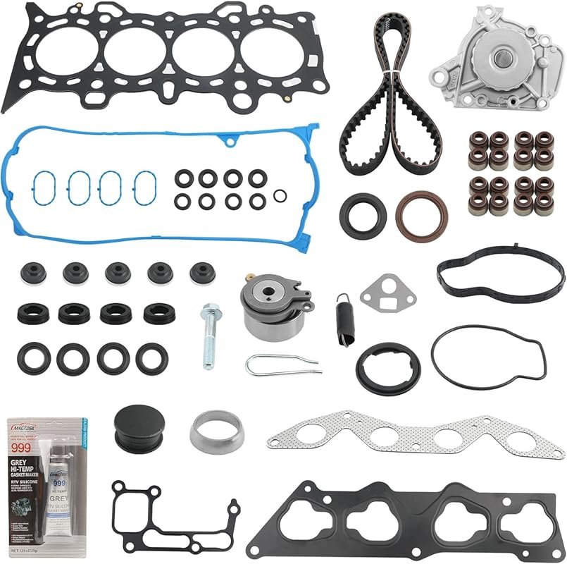 Full Head Gasket Kit with Timing Belt for 2001-2005 Honda Civic 1.7L D