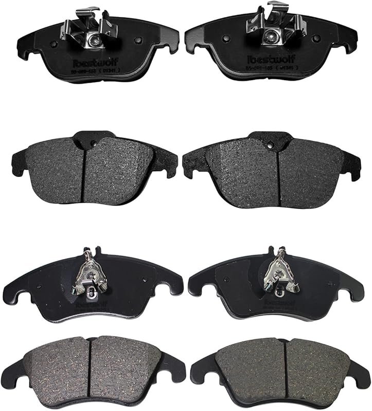 Front and Rear Ceramic Brake Pads for Mercedes-Benz E350, E400, C300,