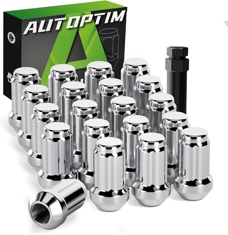 M12x1.25 Spline Lug Nuts for Nissan Altima, Maxima, Xterra – 20pcs Chr