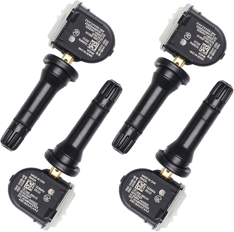F2GZ-1A189-A TPMS Sensor Set of 4 for Ford Explorer, F150, Edge, Escap