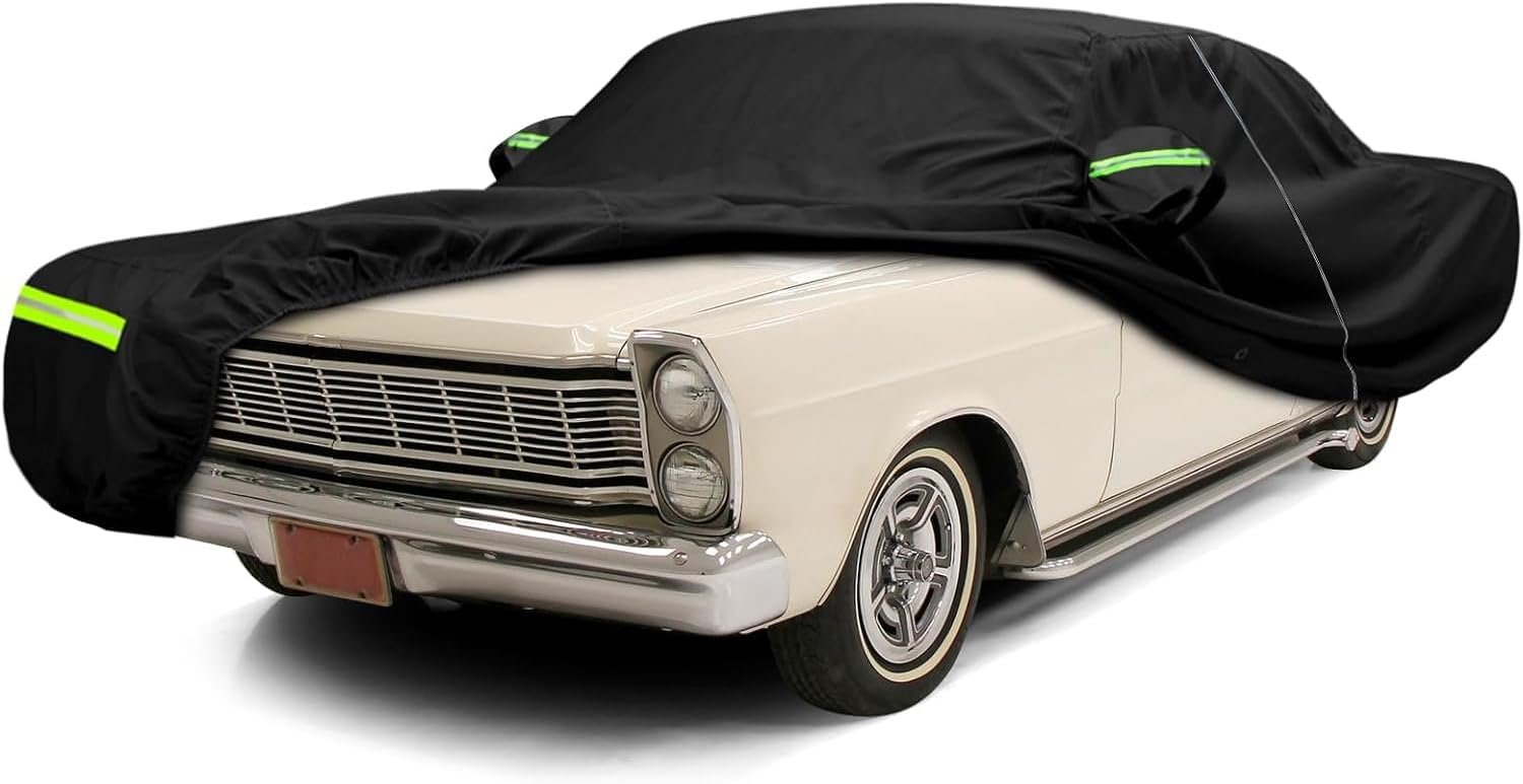 Waterproof Classic Car Cover for 1960-1974 Ford Galaxie Models with In