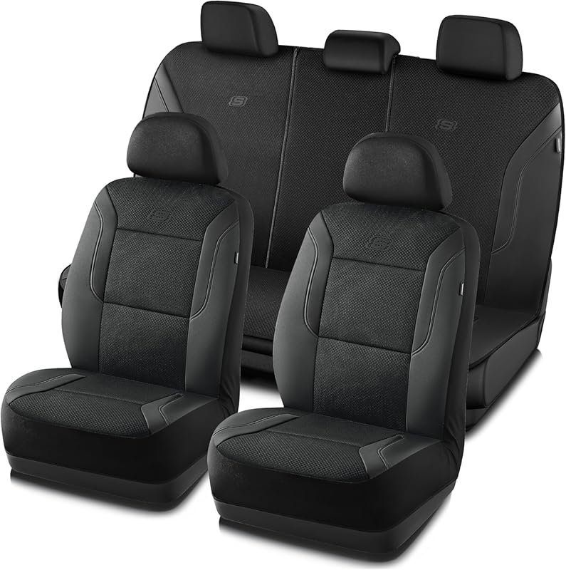 Skechers Memory Foam Air Cool Mesh Seat Covers, Airbag Compatible, Thi