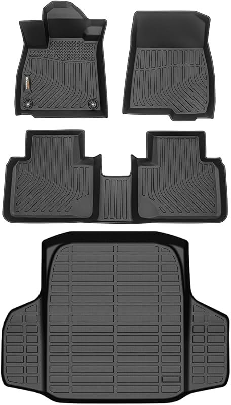 Binmotor Floor Mats and Cargo Liner for 2018-2022 Honda Accord, All-We