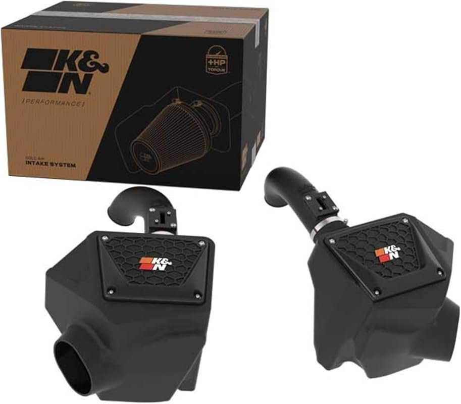 K&N Cold Air Intake System with High-Flow Air Filter for 2022-2024 Toy