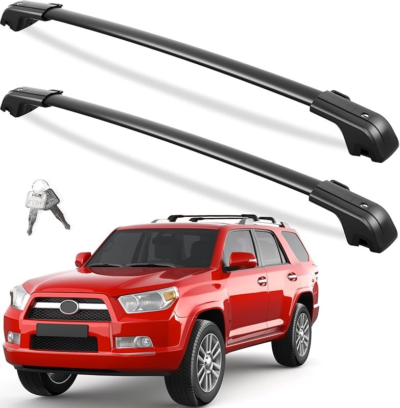 Heavy Duty 330lb Lockable Roof Cross Bars for Toyota 4Runner 2010-2024