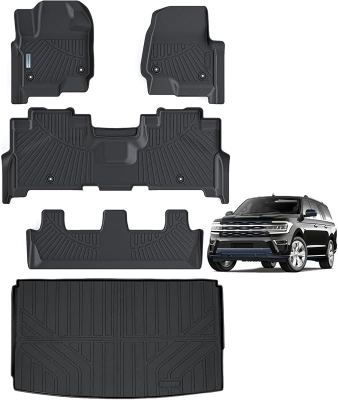 All-Weather TPE Floor and Trunk Liners for 2018-2024 Ford Expedition M