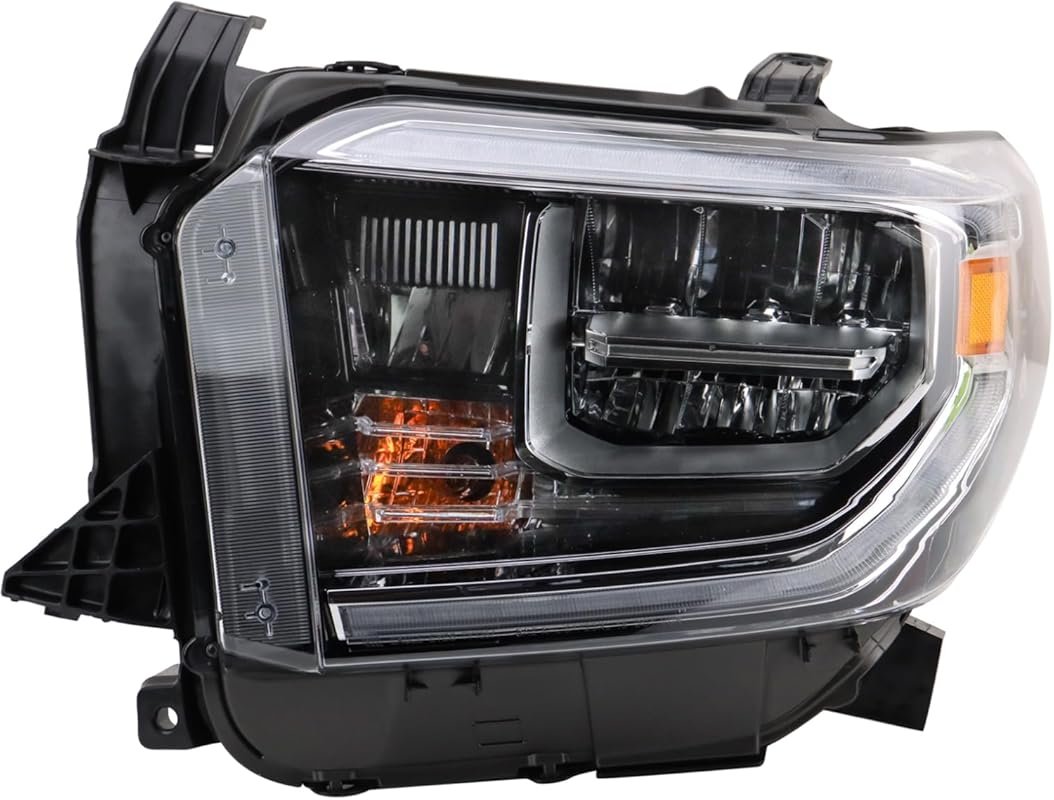 TRQ driver side LED headlight assembly for 2018-2021 Toyota Tundra wit