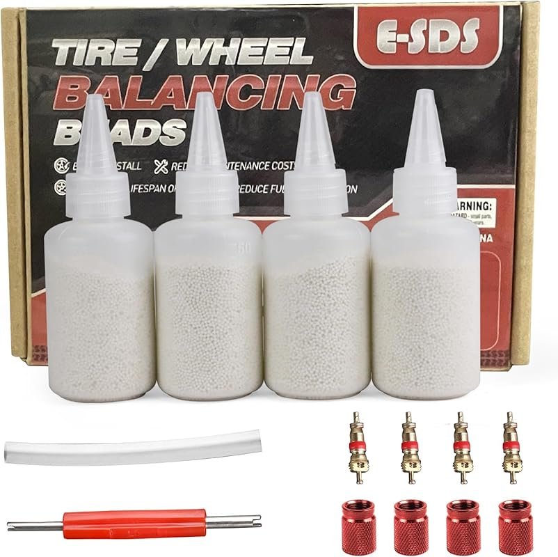 Tire Balancing Beads for Cars RVs Trucks and Motorcycles with Installa