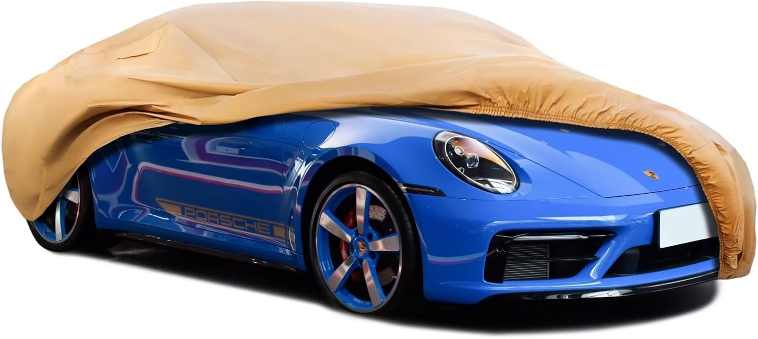 Heavy Duty Outdoor Car Cover Custom Fit for Porsche 911, Windproof All