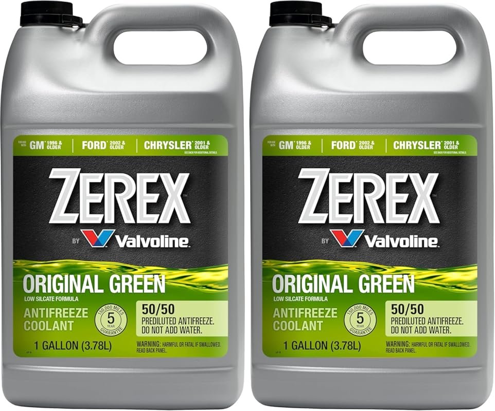 Zerex Original Green Low Silicate 50/50 Prediluted Ready-to-Use Antifr