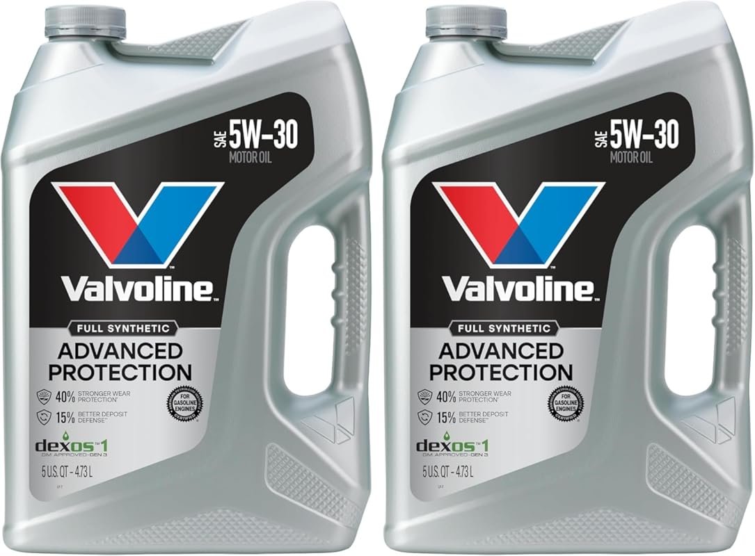 Valvoline Full Synthetic SAE 5W-30 Motor Oil 5 QT (Pack of 2)