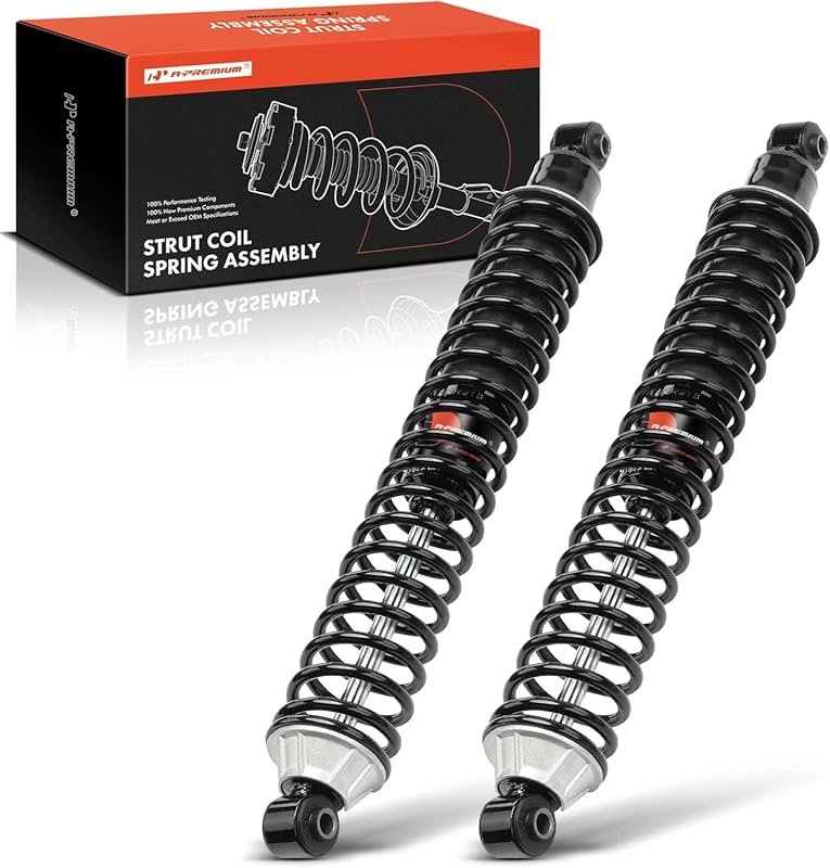 A-Premium rear load-adjusting shocks for 2002 Dodge Dakota RWD and Dur