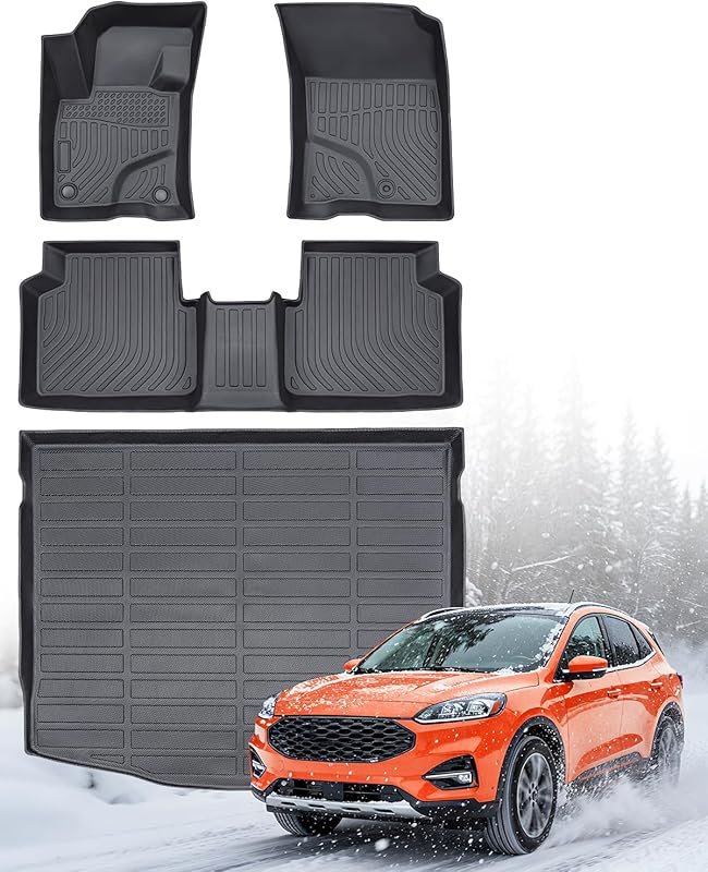 CreekT Ford Escape 2020-2025 S SE SEL All-Weather Floor Mats - Rubber