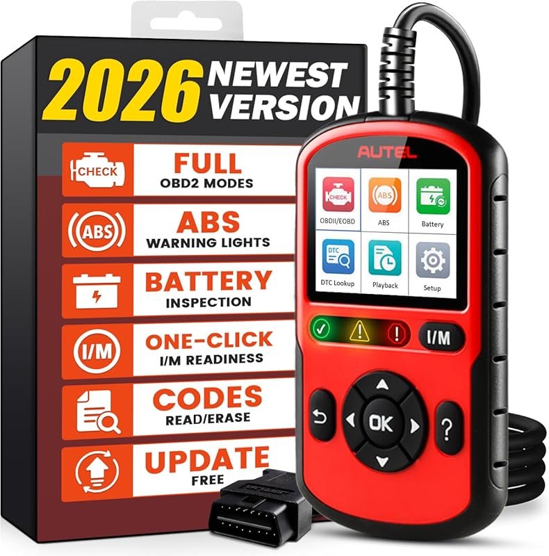 Autel AL549 OBD2 Scanner for Live Data, Battery Testing, and ABS Diagn
