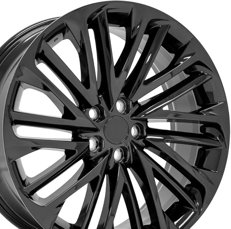 OE Wheels LX58 20 Inch Rims Fits Lexus RX350/RX450, Gloss Black, 5x114