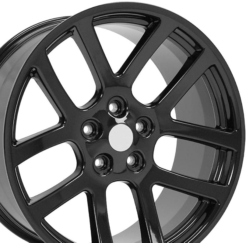 OE Wheels DG51 22 Inch Rims Fit Ram SRT Style 5x139.7 22x10 Gloss Blac