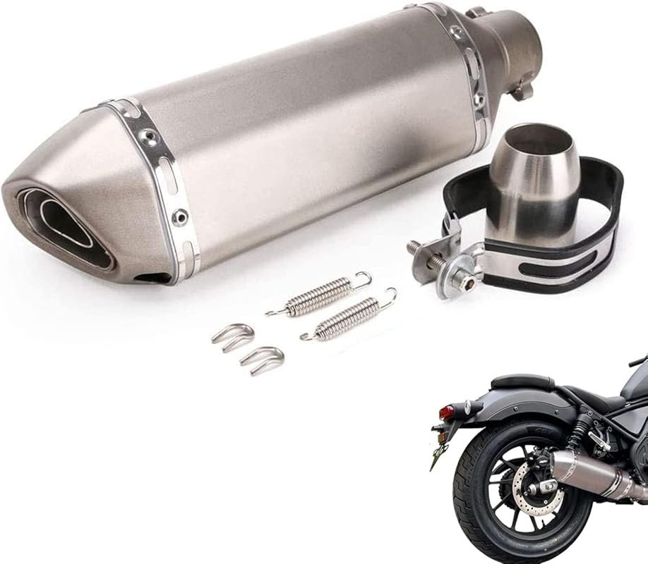 Titanium Motorcycle Exhaust Muffler 1.5-2