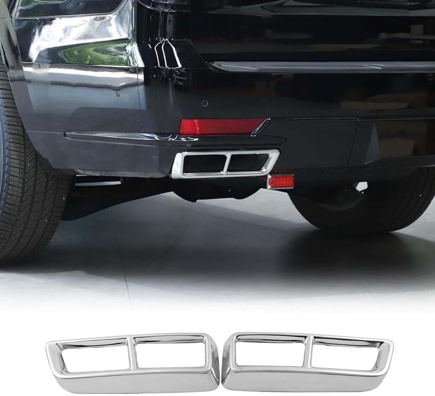 Stainless Steel Exhaust Tip Cover for Cadillac Escalade 2021-2024 with