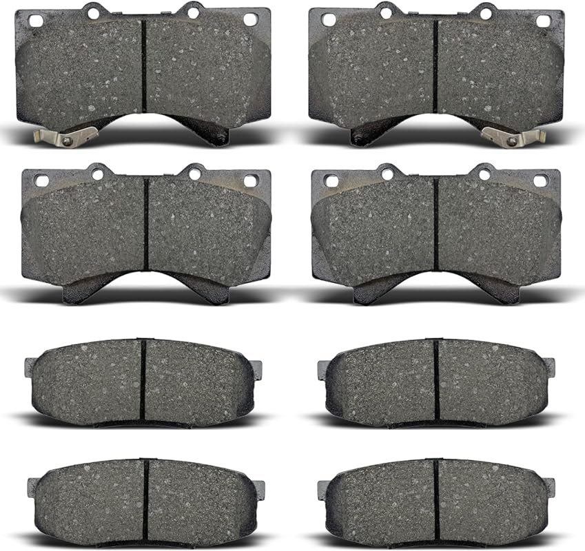 Front Rear Ceramic Brake Pads Set For Toyota Land Cruiser 2008