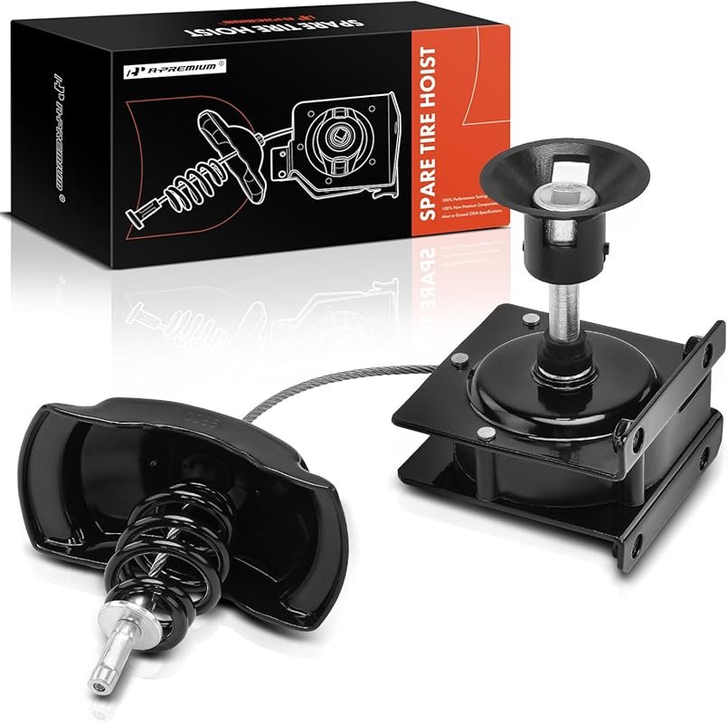 Spare Tire Hoist and Winch Carrier Compatible with the 2001-2007 Toyot